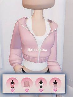 an animated female mannequin wearing a pink jacket