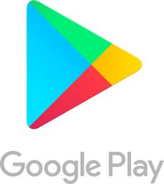 the google play logo with an arrow