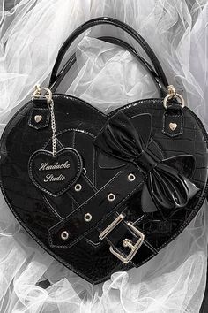 Fabric: PU Style types: Gothic Lolita Season: Spring, Summer, Autumn, Winter Include: Bag*1 (Any of the accessory is not included.) Size (IN) Width Height Thick One Size 14.17 11.02 3.94 Size (CM) Width Height Thick One Size 36 28 10 Anime Lingerie, Gothic Crosses, Buckle Bags, Heart Bag, Fashion Wishlist, Kawaii Clothes, Kawaii Girl, Gothic Lolita, Balenciaga City Bag