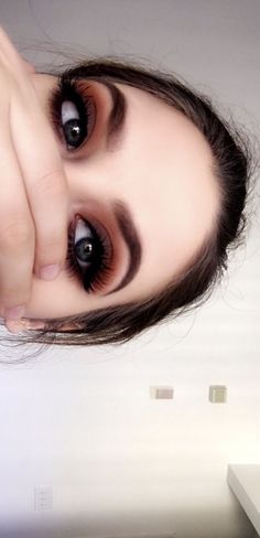 Warm Eye Makeup, Grunge Glam Makeup, Grunge Eyeshadow, Make Up Diy, Fall Palette, Best Eye Makeup, Dark Makeup