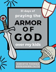 A printable prayer journal to pray the armor of God over your kids. Includes a poster, 6 specific prayers, and 31 days of prayers and Scripture study through the book of Ephesians. #armorofGod #Biblestudy #prayer #Christianmom #familydiscipleship via @cth Armour Of God, Book Of Ephesians, The Armor Of God, Family Bible, Printable Prayers, Learning To Pray, Pumping Moms