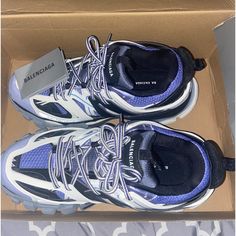 Balenciaga Track Sneaker Purple Size 44 Balenciaga Track Sneaker, Shoes Balenciaga, Balenciaga Track, Balenciaga Shoes, Purple Color, Color Purple, Balenciaga, Men's Shoes, Track