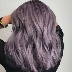 Chocolate Lilac Hair, Lilac Hair Color, Bob Hair Color, Blond Balayage, Chocolate Hair, Hair Streaks, Hair Color Purple