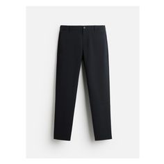 Pants made of high stretch fabric. Elastic waist. Front pockets and back welt pockets. Front zip and button closure. Slim Fit Straight Elastane Pants, Slim Fit Elastane Trousers, Stretch Business Casual Pants, Stretch Straight Dress Pants With Welt Pockets, Business Casual Slim Fit Elastane Bottoms, Slim Fit Bottoms With Pockets, Slim Fit Elastane Ankle-length Pants, Fitted Jeans With Pockets, Ankle-length, Stretch Straight Pants For Business Casual