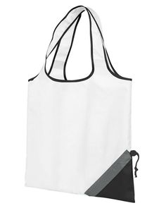 210 Denier polyester; Self-fabric 18 shoulder straps; PVC free; Back panel matches primary bag color; Folds into a carrying pouch with drawstring.; Boat Bag, Portfolio Bag, Liberty Bag, Promotional Bags, Shopping Totes, Utility Tote, Zippered Tote, Reusable Shopping Bags, Shopper Tote