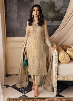 "Explore our stunning collection of Pakistani and Indian wedding dresses and formals. Featuring our Desi Designersjorray  Nikkah Garara, Shalwar Kameez, Anarkali Suits, Sharara Suits, Gharara Suits, Lehenga Choli, Long Gowns and Designer Sarees. Shop online for the latest Pakistani and Indian bridal wear, perfect for your special day. Get ready to shine in our elegant and affordable dresses, designed to make you look Fabulous. Whether you're in the UK or USA, our Pakistani and Indian wedding dre Nikkah Garara, Gold Dupatta, Pakistani Designer Clothes, Pakistani Wedding Outfits, Indian Bridal Wear, Affordable Dresses, Pakistani Dress Design, Anarkali Dress, Shalwar Kameez