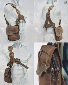 Explorer's Pack Dnd, Dieselpunk Outfit, Steampunk Outfit Men, Burned Clothing, Explorer Outfit, Steampunk Clothes, Steampunk Armor, Bag Reference