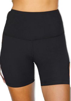 Pilates Activewear With Built-in Shorts, Black High Stretch Athletic Shorts For Yoga, Biker Shorts With Built-in Shorts For Training, Sporty Black Athletic Shorts For Yoga, Sporty Black Yoga Shorts, Black Sporty Yoga Shorts, Black Breathable Athletic Shorts For Yoga, Sportswear Biker Shorts With Built-in Shorts For Workout, Breathable Solid Color Biker Shorts For Sports