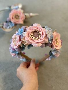 Felt headband with flower for girls. Kids fashion. Whimsical Handmade Flower Headband, Felt Flowers Headband, Fairy Headband, Pink Flower Headband With Handmade Flowers, Handmade Pink Flower Headband, Purple Handmade Flowers Headband, Felt Flower Crown, Headband Summer, Flowers Felt