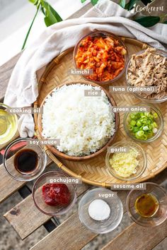 What To Pair With Kimchi, Tofu Kimchi Bowl, Rice And Kimchi Bowl, Rice Kimchi Bowl, Pork Belly Kimchi Fried Rice, Lunch Ideas With Kimchi, Kimchi Fried Rice With Shrimp, Kimchi Fried Cauliflower Rice, Steak Kimchi Fried Rice