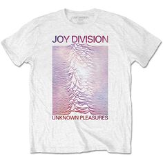 Officially Licensed JOY DIVISION T-Shirt - Perfect for Post-Punk AficionadosElevate your wardrobe with the officially licensed JOY DIVISION T-Shirt, the ultimate addition for any true music fan. This premium apparel is designed for enthusiasts of the post-punk scene and beyond, offering a stylish nod to one of the most influential bands in music history.Features and BenefitsOfficially Licensed: This t-shirt is 100% officially licensed merchandise, ensuring authenticity and quality.Premium Fabric Joy Division Unknown Pleasures, Unknown Pleasures, Joy Division, Gradient Design, High Quality T Shirts, White T, White Tshirt, Division, Unisex T Shirt