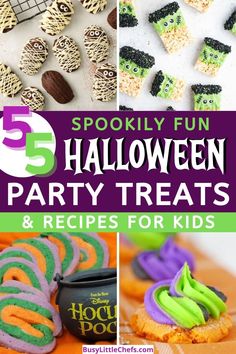 halloween party treats and desserts for kids