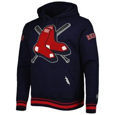 When the temperature drops, raise your game with this Boston Red Sox Mash Up pullover hoodie from Pro Standard. The bold graphics and embroidered details give this hoodie a unique and stylish look, making it a must-have in your collection. The fleece lining adds extra warmth to keep you warm and cozy during those colder game days. Brand: Pro Standard Officially licensed Imported Front pouch pocket Material: 100% Cotton Machine wash, tumble dry low Long sleeve Midweight hoodie suitable for modera Sports Fan Hoodie For Winter, Winter Fan Apparel Hoodie With Moisture-wicking, Winter Sports Fan Apparel Sweatshirt, Winter Sportswear Hoodie For Game Day, Winter Fan Apparel Sweatshirt With Moisture-wicking, Winter Moisture-wicking Sweatshirt Fan Apparel, Red Team Spirit Hoodie For Streetwear, Team-colored Sporty Hoodie For Winter, Sporty Team-colored Hoodie For Winter