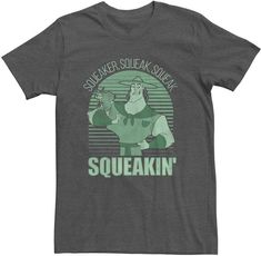 a t - shirt with the words squeakn on it