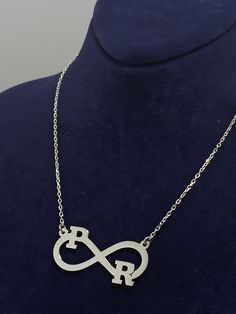 Color: silver Chain: .925 Silver Length: 18 inc (45 cm) Pendant size: 3.5 cm/1.6 cm Material: 925 Sterling Silver Weight:3.50 grams 925 sterling silver , infinity latter silver necklace loved necklace. İt can be to letters Two letters or numbers can be written on this infinite symbol necklace. It has a hard structure. It is resistant to breakage and you can use it for many years. The chain is 925 silver and very sturdy. Infinity Letter Necklace, Infinity Necklace, Personalized Infinity Initial N Silver Hypoallergenic Necklace For Father's Day, Elegant Silver Infinity Name Necklace, Silver Infinity Name Necklace, Silver Infinity Name Necklace In Sterling Silver, Personalized Infinity Silver Jewelry, Personalized Sterling Silver Infinity Name Necklace, Silver Engraved Infinity Necklace, Personalized White Gold Infinity Necklace, Silver Infinity Necklace For Personalized Gift