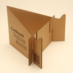 an open cardboard box on a white background