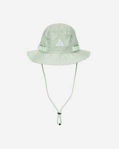 Nike ACG Apex Bucket Hat Vapor Green / Reflective Silver.A simple and versatile design, the Nike ACG bucket hat is a great everyday accessory for protection from the rain or the sun. For travel comfort, it features a low-profile chin strap..100% Polyester.Water-Repellent.Reflective Branding at Front.Adjustable Chin Strap.Style Code: FQ6845-376 Casual Adjustable Waterproof Hats, Waterproof Wide Brim Bucket Hat, Packable Curved Brim Bucket Hat For Outdoor, Functional Waterproof Wide Brim Bucket Hat, Summer Waterproof Adjustable Hats, Waterproof Adjustable Flat Brim Hats, Adjustable Waterproof Summer Hats, Adjustable Waterproof Flat Brim Hat, Packable Outdoor Bucket Hat With Short Brim