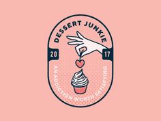 Dessert Design Ideas, Dessert Branding Design, Dessert Logo Ideas, Dessert Graphic Design, Dessert Logo Design Ideas, Cafe Branding Logo, Dessert Branding