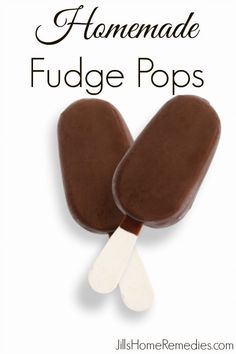 homemade fudge pops made with chocolate and marshmallows are the perfect summer treat