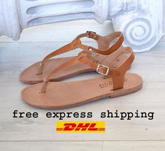 T-bar sandals, Men sandals, Women sandals, Handmade sandals, Genuine Leather. Classic and stylish, all leather, natural tan unisex sandals Brown T-strap Sandals With Single Toe Strap For Summer, Summer Brown T-strap Sandals With Single Toe Strap, Brown T-strap Sandals For Summer, Brown Leather Sole T-strap Sandals For Summer, Brown T-strap Sandals With Leather Sole For Summer, Unisex Sandals, Men Sandals, Handmade Sandals, Tan Sandals