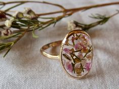 Ring Bouquet, Wedding Flower Preservation, Memory Ring, Flower Wedding Ring, Flower Preservation, Memorial Ring, Bouquet Preservation, Special Flowers, Oval Ring