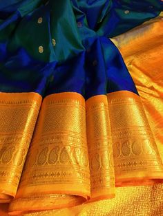 Blue Kanjeevaram Saree Silk, Blue Saree With Yellow Blouse, Royal Blue Pattu Saree Wedding, Royal Blue Combination Dress, Royal Blue Wedding Saree, Yellow With Blue Silk Saree, Royal Blue Pattu Saree, Blue Kanjivaram Saree Silk, Pattu Saree Color Combinations Latest