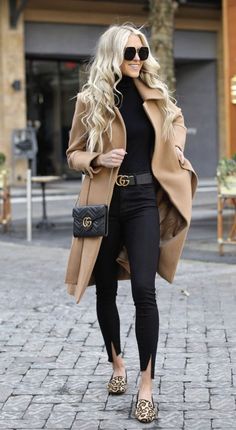 Comfy Outfits Winter, Casual Chic Outfits, Fall Fashion Coats, Fashion Blogger Outfit, Blogger Outfits, Casual Outfit Inspiration, Causal Outfits, Fashion Blogger Style, Camel Coat