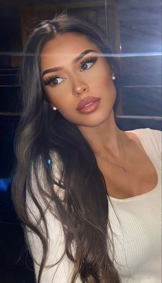 Chris Jenner Makeup, Baddie Hair And Makeup, Brown Woman Makeup, Make Up For Photo Shoot Ideas, Makeup Going Out Night, 2014 Makeup Looks, Makeup Looks How To, Nicole Scherzinger Makeup, Makeup Looks With Lash Extensions