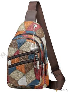 Bird in Bag - Modern Casual Style Crossbody Bag with Large Capacity and Waterproof Design Multicolor Rectangular Bag With Water Bottle Pocket, Multicolor Nylon Shoulder Bag With Zipper Closure, Brown Shoulder Bag With Zipper For Outdoor, Brown Chest Bag With Zipper For Outdoor Activities, Brown Chest Bag For Outdoor Activities With Zipper, Multicolor Bag With Cell Phone Pocket For Outdoor, Multicolor Bags With Cell Phone Pocket For Outdoor Activities, Multicolor Bags With Cell Phone Pocket For Outdoor, Multicolor Backpack Shoulder Bag For Outdoor