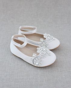 Birthday Shoes, Girls Ballet Flats, Satin Ballet Flats, Shoes Formal, Navy Blue Shoes, Flower Girl Shoes, Bridal Flats, Wedding Guest Shoes, Rhinestone Appliques