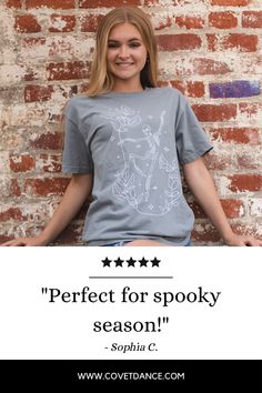 Dancer wears skeleton ballerina shirt Cute And Spooky, Spooky Skeleton