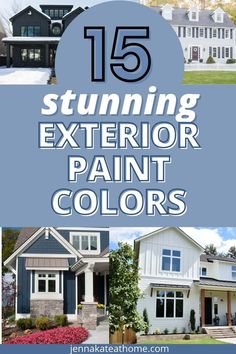 the exterior paint colors in this house are great for those homeowners to use