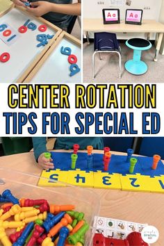 Center rotations in special education can be very beneficial for students with diverse learning needs. These center activities can be structured to accommodate individualized instruction, small group activities, and even some independent practice! In this post, I share a general guide on how I implement center rotations in my special education classroom.