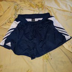 Adidas Vintage Mens Swimming Shorts Medium New, Never Worn Sporty Navy Adidas Bottoms, Casual Adidas Blue Athletic Shorts, Adidas Blue Shorts With Three Stripes, Adidas Sporty Blue Bottoms, Adidas Navy Cotton Bottoms, Casual Blue Adidas Athletic Shorts, Adidas Blue Cotton Bottoms, Cheap Adidas Men's Shorts, Blue Cotton Adidas Bottoms