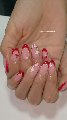 Gemstone Nails, Almond Nails Pink, Chrome Manicure, Dark Red Nails, Wine Nails, Blue Chrome, Cute Simple Nails