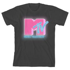 Your little one is sure to adore the stylish look of this girls MTV neon pink and blue short sleeve graphic tee. Your little one is sure to adore the stylish look of this girls MTV neon pink and blue short sleeve graphic tee. FEATURES Crewneck Short sleeves Soft knit fabric constructionFABRIC & CARE Cotton Machine wash Imported Size: Medium. Color: Black. Gender: female. Age Group: kids. Neon Top, Neon Logo, Logo T Shirt, Blue Shorts, Neon Pink, Soft Knits, Tshirt Logo, Mtv, Gender Female