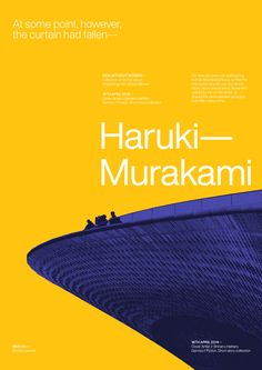 the cover of haruki - murakamii's book, at some point, however, the curtain had fallen