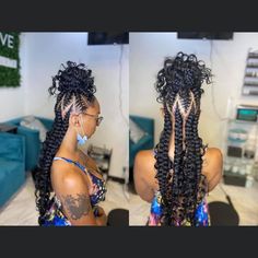 Crazy Hair Braids, Black Hair Updo, Cabello Afro Natural, Braiding Styles, Big Box Braids Hairstyles, Feed In Braids Hairstyles, Goddess Braids Hairstyles, Hair Twist