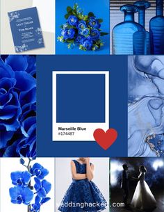 blue is the color of the year and it's perfect to use in your wedding