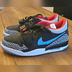 Super Nice Pair Of Legacy 312 Low's. Mint Condition, 9.9/10. I Would Give Them 10/10 If The Soles Were Spotless. No Original Box But I Have A Replacement Air Force 1 Box I Can Send. Jordan Legacy 312, Jordan Red, Shoes Jordan, Jordans For Men, Air Force 1, Jordan Shoes, Mens Shoes Sneakers, Mint Condition, Air Force