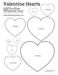 valentine's day printables for kids to color and cut out the hearts