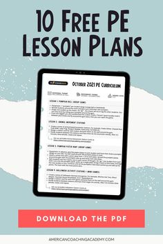 FREE PE LESSON PLANS Kids Fitness Challenge, Games For Groups, After School Schedule, Activities For High School, Teacher Interview Questions, Teacher Interview, Lesson Plan Ideas