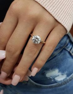 Rings For Women | Rings Aesthetic Prong Engagement Rings, Razzle Dazzle, Ringe Gold, Harry Winston, Engagement Ring Sizes, Beautiful Engagement Rings