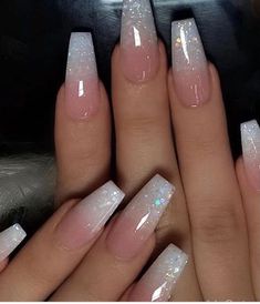 Bright Summer Acrylic Nails, Ombre Acrylic Nails, White Acrylic Nails, Nails Polish, Summer Acrylic Nails, Pink Acrylic, Halloween Nail Designs, Trim Nails