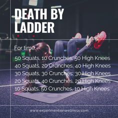 Crossfit Cardio Workout, Travel Workouts, Ladder Workout, Emom Workout, Crossfit Workouts At Home, Amrap Workout, Wod Workout, 15 Minute Workout, Conditioning Workouts