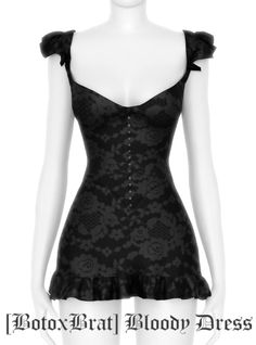 a mannequin wearing a black corset