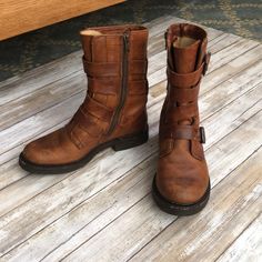 Brown Frye Moto Boot Size 6.5. Excellent Condition. I Just Don’t Wear Them! Frye Boots The Frye Company, Frye Shoes, Moto Boots, Just Don, Biker Boot, Size 6, Women Shoes, Boots, Women Shopping