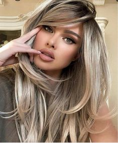 Videos Hairstyles, Real Hair Wigs, Hairstyles Videos, Gorgeous Hair Color, Frontal Hairstyles, Blonde Hair Looks, School Hairstyles, Balayage Brunette, Brown Blonde Hair