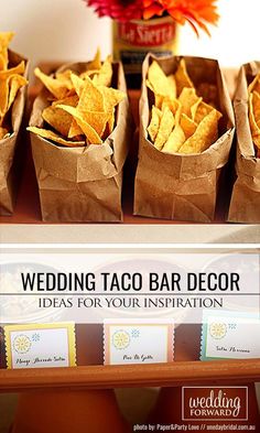 wedding taco bar decor ideas for your reception