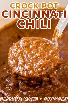 crock pot cin - naan chili is an easy to make copycat recipe